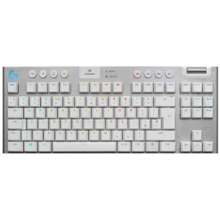 Logitech - G915 TKL Tenkeyless LIGHTSPEED Wireless RGB Mechanical Gaming Keyboard - White - Gaming Keyboard - Avvenice
