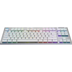 Logitech - G915 TKL Tenkeyless LIGHTSPEED Wireless RGB Mechanical Gaming Keyboard - White - Gaming Keyboard - Avvenice