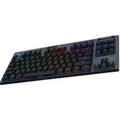 Logitech - G915 TKL Tenkeyless LIGHTSPEED Wireless RGB Mechanical Gaming Keyboard - Carbon - Gaming Keyboard - Avvenice