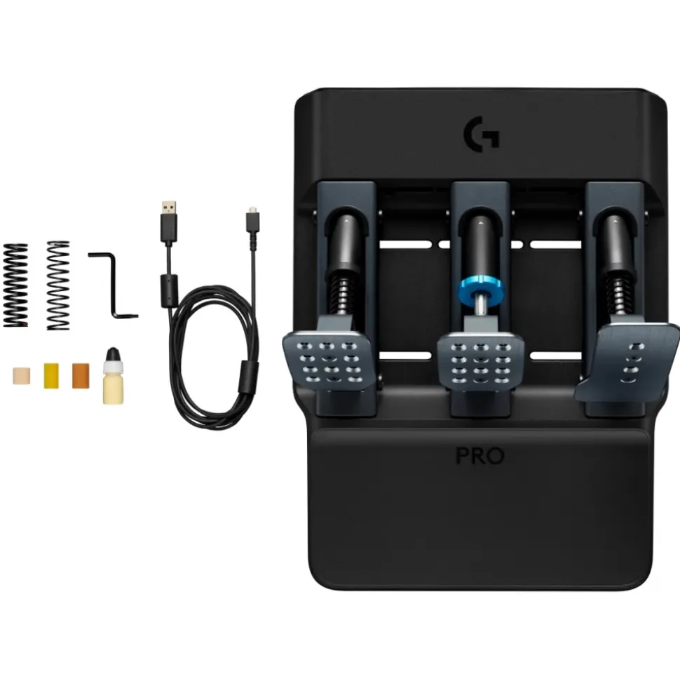 Logitech - Pro Racing Pedals - Driving Simulator - Avvenice