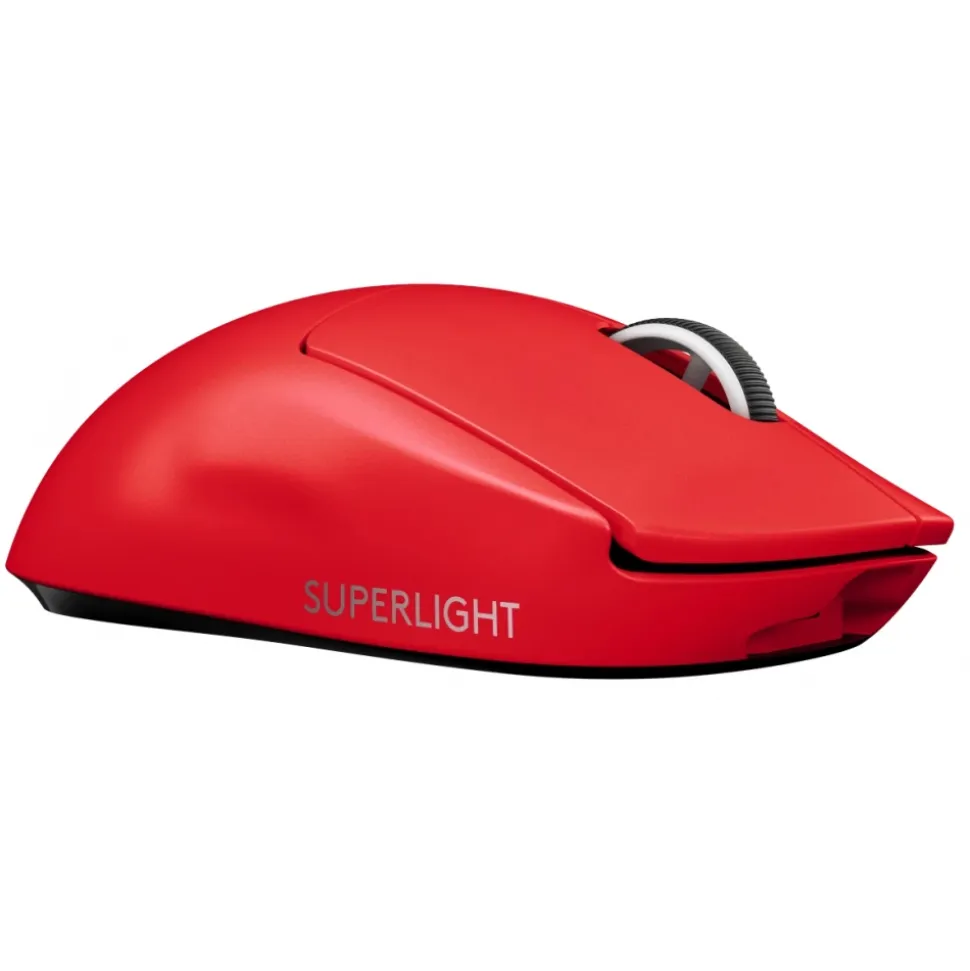 Logitech - Pro X Superlight Wireless Gaming Mouse - Red - Gaming Mouse - Avvenice