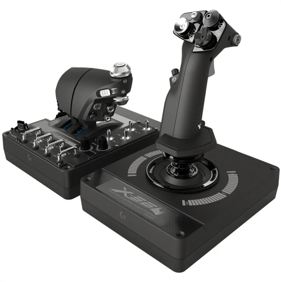 Logitech - X56 H.O.T.A.S. - Simulation Controller - Avvenice