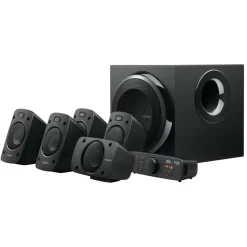 Logitech - Z906 5.1 Surround Sound Speaker System - Black - Gaming Speaker - Avvenice