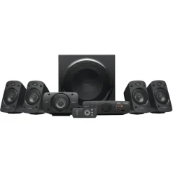 Logitech - Z906 5.1 Surround Sound Speaker System - Black - Gaming Speaker - Avvenice