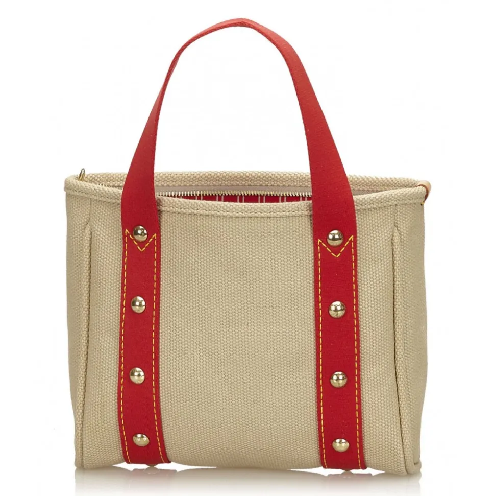 Louis Vuitton Vintage - Antigua Cabas PM Bag - Brown Beige - Canvas and Leather Handbag - Luxury High Quality - Avvenice