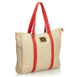 Louis Vuitton Vintage - Antigua Cabas GM Bag - Pink Rose - Canvas and Leather Handbag - Luxury High Quality - Avvenice