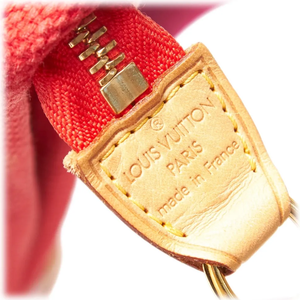 Louis Vuitton Vintage - Antigua Cabas MM Bag - Red - Fabric and Canvas Handbag - Luxury High Quality - Avvenice