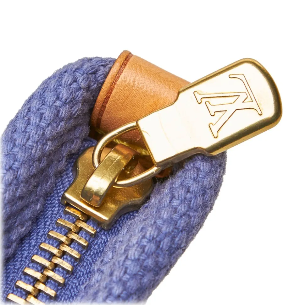 Louis Vuitton Vintage - Antigua Cabas PM Bag - Blue Black - Canvas and Leather Handbag - Luxury High Quality - Avvenice