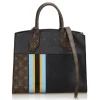 Louis Vuitton Vintage - City Steamer MM Bag - Black - Canvas Leather Calf Handbag - Luxury High Quality - Avvenice