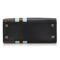 Louis Vuitton Vintage - City Steamer MM Bag - Black - Canvas Leather Calf Handbag - Luxury High Quality - Avvenice