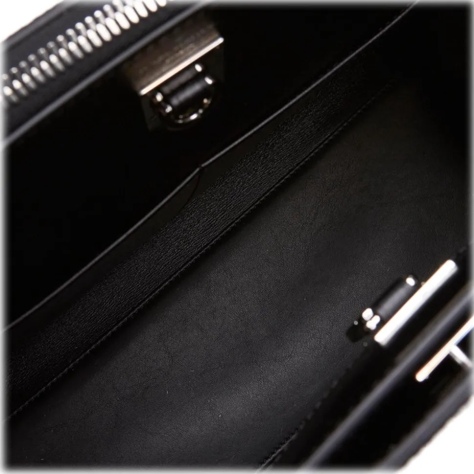 Louis Vuitton Vintage - City Steamer MM Bag - Black - Canvas Leather Calf Handbag - Luxury High Quality - Avvenice