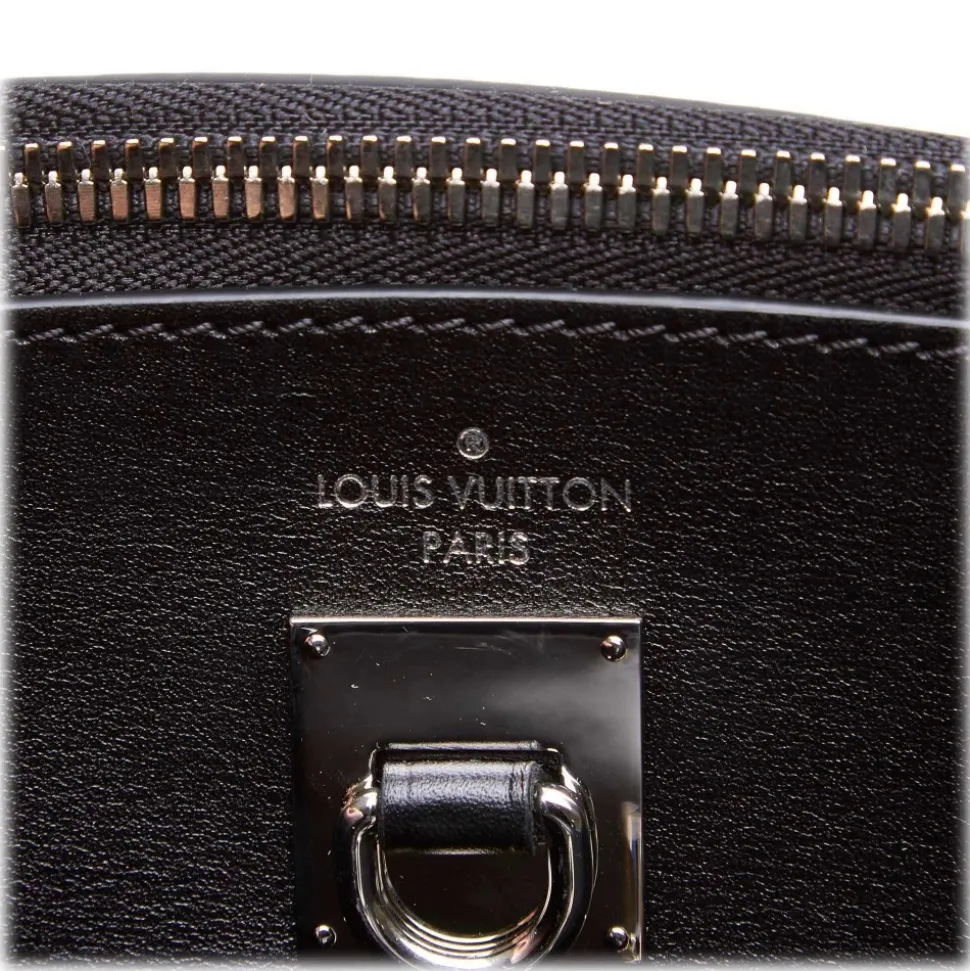 Louis Vuitton Vintage - City Steamer MM Bag - Black - Canvas Leather Calf Handbag - Luxury High Quality - Avvenice