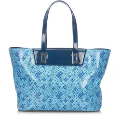 Louis Vuitton Vintage - Cosmic Blossom PM Bag - Blue - PVC and Leather Handbag - Luxury High Quality - Avvenice