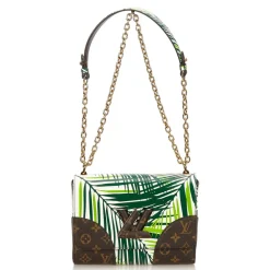 Louis Vuitton Vintage - Cruise Twist MM Bag - Green, Multi - Leather with Monogram Canvas Handbag - Luxury High Quality - Avvenice