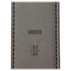 Louis Vuitton Vintage - Damier Graphie Initiales Belt - Black Gray - Leather Belt - Luxury High Quality - Avvenice