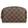 Louis Vuitton Vintage - Damier Ebene Cosmetic Pouch - Brown - Damier Canvas and Leather Handbag - Luxury High Quality - Avvenice