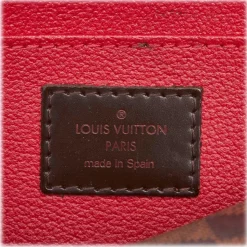 Louis Vuitton Vintage - Damier Ebene Cosmetic Pouch - Brown - Damier Canvas and Leather Handbag - Luxury High Quality - Avvenice