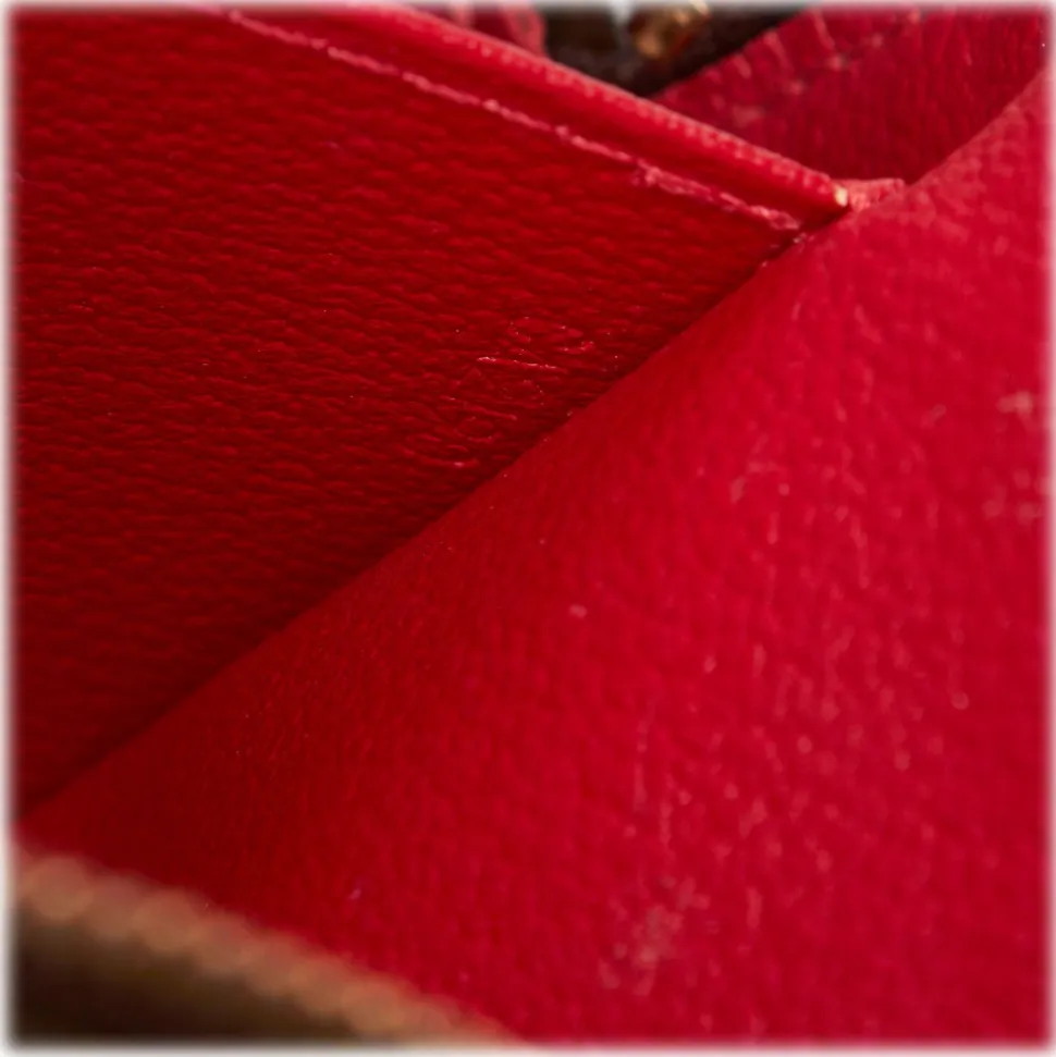 Louis Vuitton Vintage - Damier Ebene Cosmetic Pouch - Brown - Damier Canvas and Leather Handbag - Luxury High Quality - Avvenice