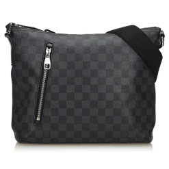 Louis Vuitton Vintage - Damier Graphite Mick PM Bag - Graphite - Damier Canvas and Leather - Luxury High Quality - Avvenice