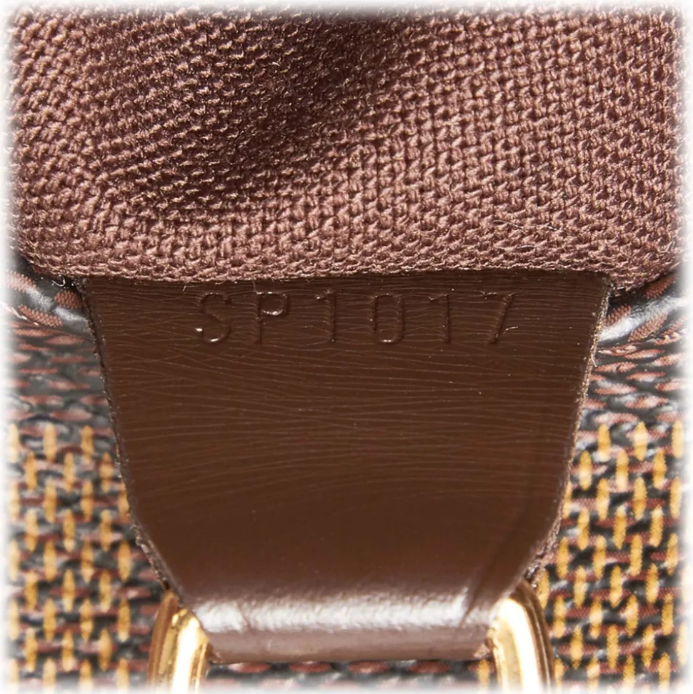 Louis Vuitton Vintage - Damier Ebene Abbesses Bag - Brown - Damier Canvas and Leather Handbag - Luxury High Quality - Avvenice