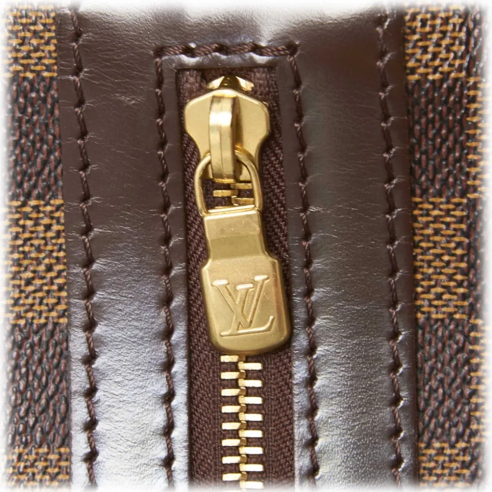 Louis Vuitton Vintage - Damier Ebene Abbesses Bag - Brown - Damier Canvas and Leather Handbag - Luxury High Quality - Avvenice