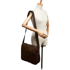 Louis Vuitton Vintage - Damier Ebene Abbesses Bag - Brown - Damier Canvas and Leather Handbag - Luxury High Quality - Avvenice
