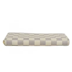 Louis Vuitton Vintage - Damier Azur Zippy Wallet - White Ivory Blue - Damier Leather Handbag - Luxury High Quality - Avvenice