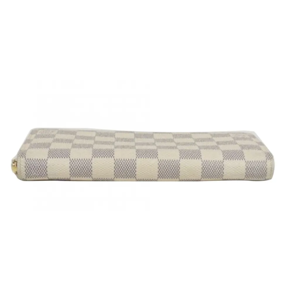 Louis Vuitton Vintage - Damier Azur Zippy Wallet - White Ivory Blue - Damier Leather Handbag - Luxury High Quality - Avvenice