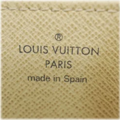 Louis Vuitton Vintage - Damier Azur Zippy Wallet - White Ivory Blue - Damier Leather Handbag - Luxury High Quality - Avvenice