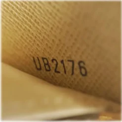 Louis Vuitton Vintage - Damier Azur Zippy Wallet - White Ivory Blue - Damier Leather Handbag - Luxury High Quality - Avvenice