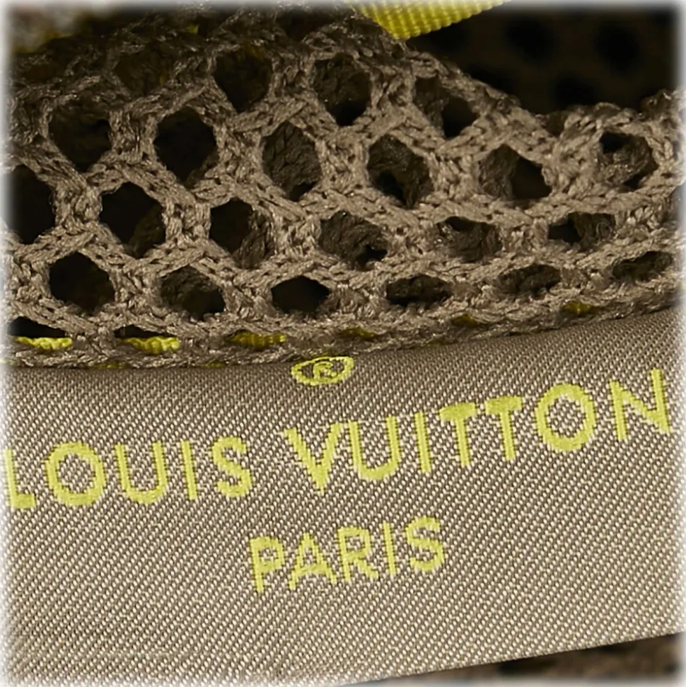 Louis Vuitton Vintage - Damier Geant Americas Cup Cube - Light Green Brown - Nylon and Leather Satchel - Luxury High Quality - Avvenice
