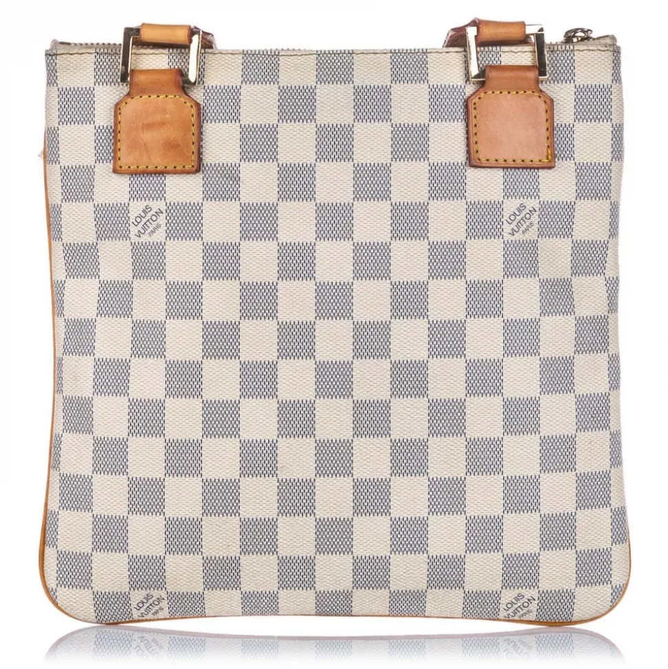Louis Vuitton Vintage - Damier Azur Pochette Bosphore Bag - Brown - Damier Canvas Handbag - Luxury High Quality - Avvenice