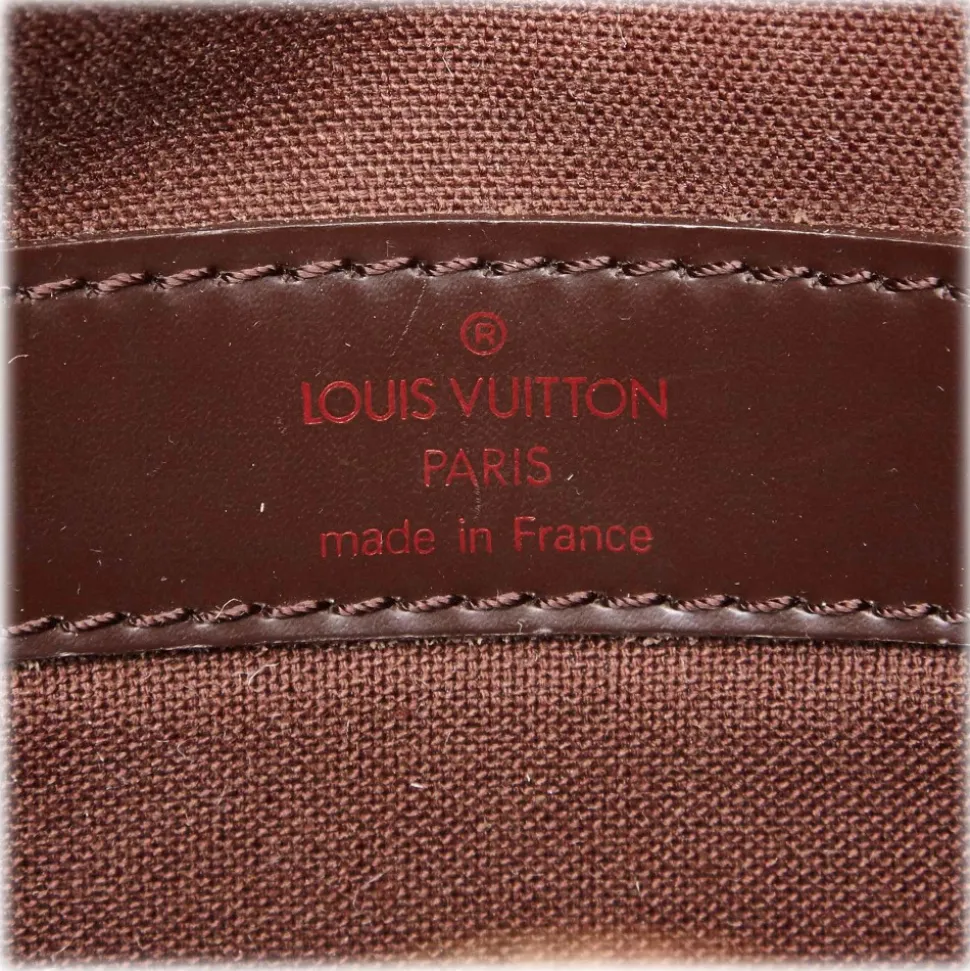 Louis Vuitton Vintage - Damier Ebene Naviglio Bag - Brown - Damier Canvas and Leather Handbag - Luxury High Quality - Avvenice