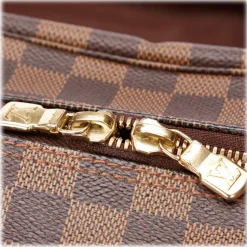 Louis Vuitton Vintage - Damier Ebene Naviglio Bag - Brown - Damier Canvas and Leather Handbag - Luxury High Quality - Avvenice