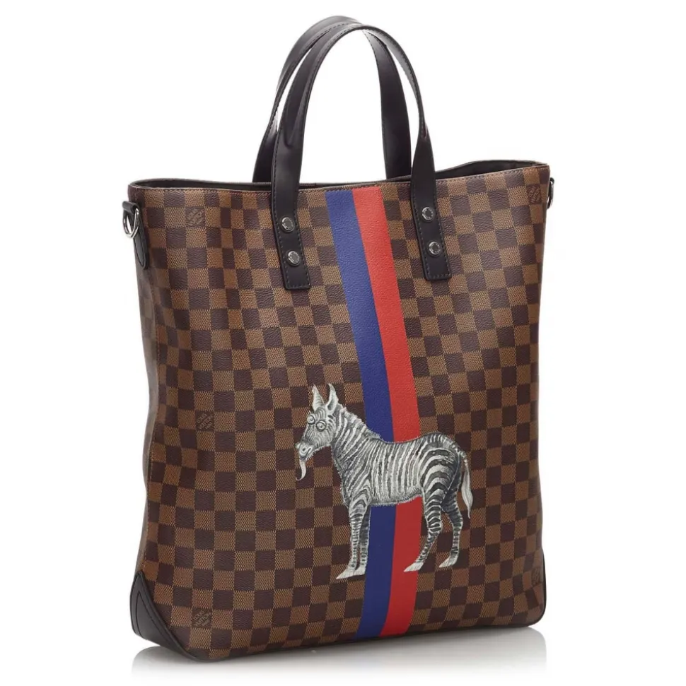 Louis Vuitton Vintage - Damier Savane Atlas Chapman Brothers Zebra Bag - Brown - Leather Handbag - Luxury High Quality - Avvenice