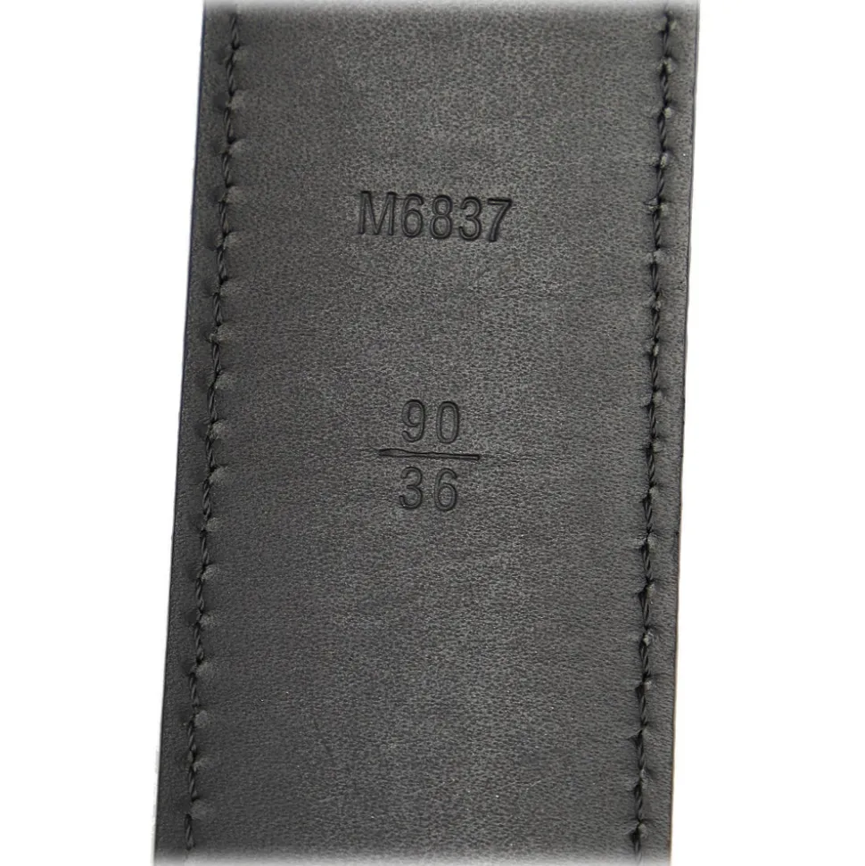 Louis Vuitton Vintage - Damier Graphite Pochette Homme Ceinture - Black Gray - Damier Canvas Belt Bag - Luxury High Quality - Avvenice