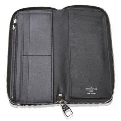 Louis Vuitton Vintage - Damier Graphite Vertical Zippy Wallet - Graphite - Damier Leather Wallet - Luxury High Quality - Avvenice