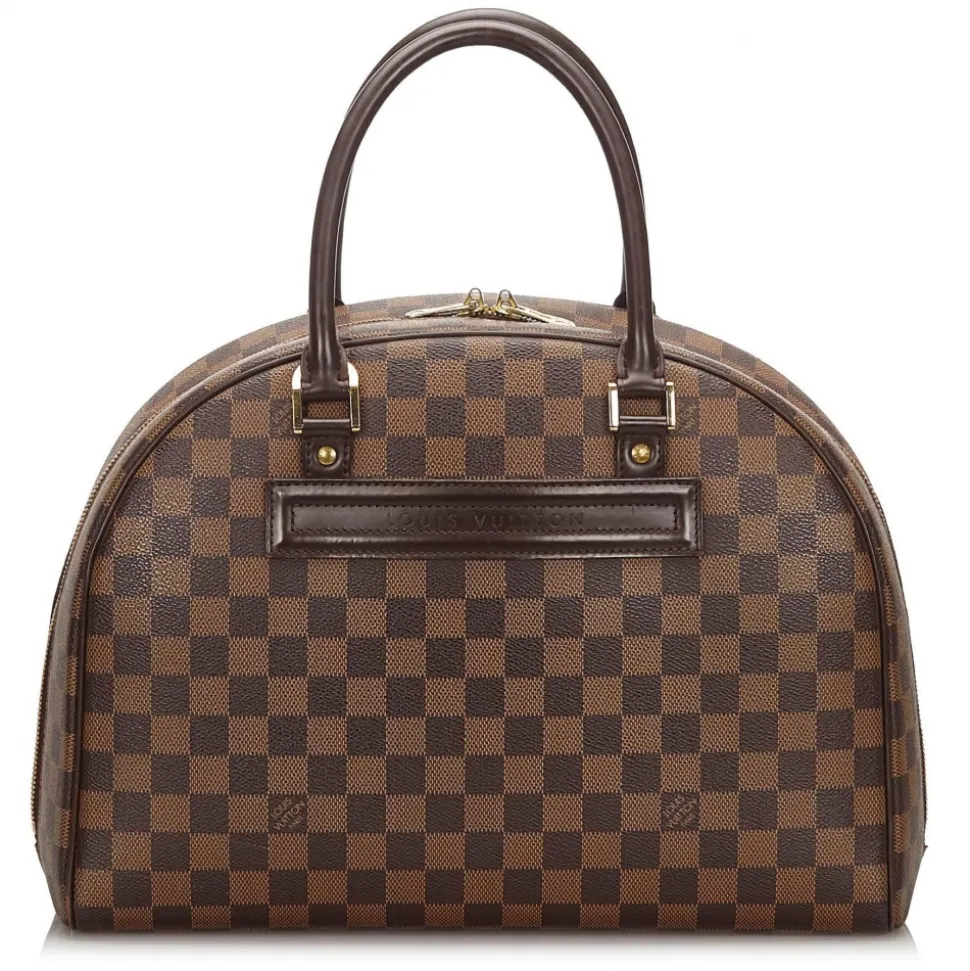 Louis Vuitton Vintage - Damier Ebene Nolita Bag - Brown - Damier Canvas and Leather Handbag - Luxury High Quality - Avvenice