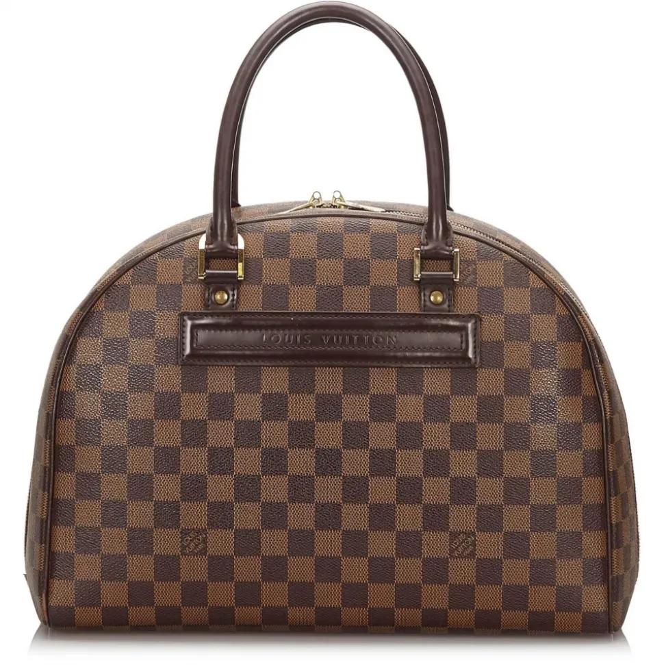 Louis Vuitton Vintage - Damier Ebene Nolita Bag - Brown - Damier Canvas and Leather Handbag - Luxury High Quality - Avvenice