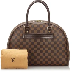 Louis Vuitton Vintage - Damier Ebene Nolita Bag - Brown - Damier Canvas and Leather Handbag - Luxury High Quality - Avvenice