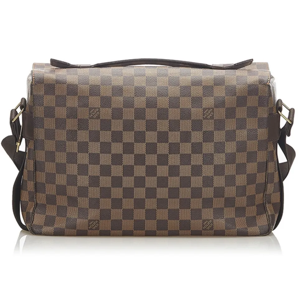 Louis Vuitton Vintage - Damier Ebene Broadway - Brown - Damier Canvas and Calf Leather Crossbody Bag - Luxury High Quality - Avvenice