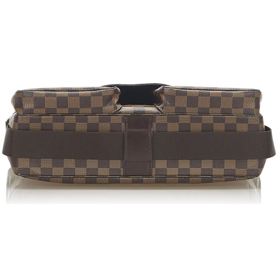 Louis Vuitton Vintage - Damier Ebene Broadway - Brown - Damier Canvas and Calf Leather Crossbody Bag - Luxury High Quality - Avvenice