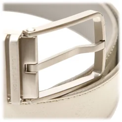 Louis Vuitton Vintage - Damier Infini Belt - White Silver - Leather Belt - Luxury High Quality - Avvenice