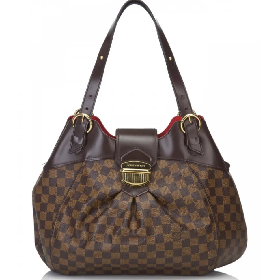 Louis Vuitton Vintage - Damier Ebene Sistina GM Bag - Brown - Damier Canvas and Leather Handbag - Luxury High Quality - Avvenice