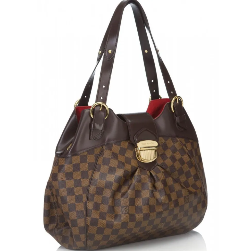Louis Vuitton Vintage - Damier Ebene Sistina GM Bag - Brown - Damier Canvas and Leather Handbag - Luxury High Quality - Avvenice