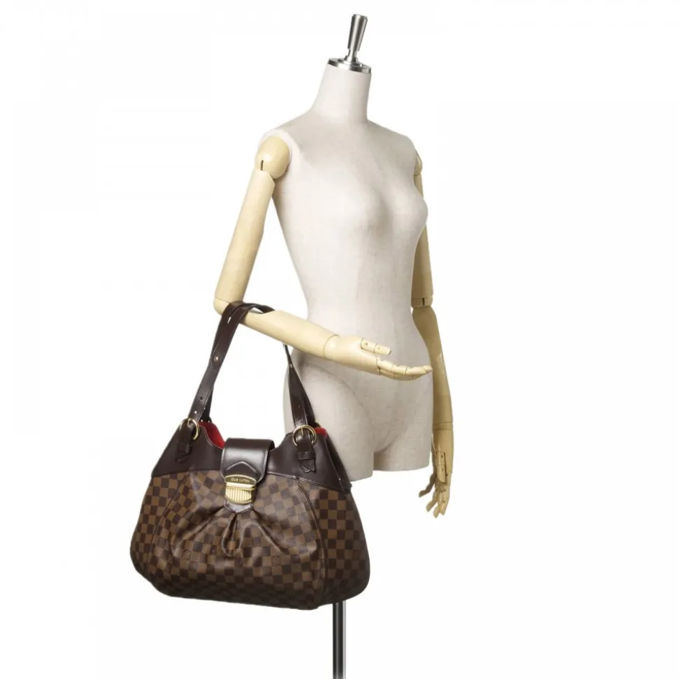 Louis Vuitton Vintage - Damier Ebene Sistina GM Bag - Brown - Damier Canvas and Leather Handbag - Luxury High Quality - Avvenice