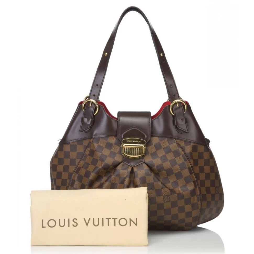 Louis Vuitton Vintage - Damier Ebene Sistina GM Bag - Brown - Damier Canvas and Leather Handbag - Luxury High Quality - Avvenice