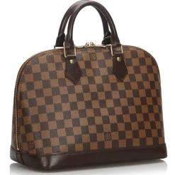 Louis Vuitton Vintage - Damier Ebene Alma PM Bag - Brown - Leather Handbag - Luxury High Quality - Avvenice