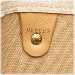 Louis Vuitton Vintage - Damier Azur Keepall 50 Bag - White Ivory Blue - Damier Leather Handbag - Luxury High Quality - Avvenice