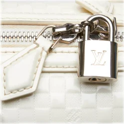 Louis Vuitton Vintage - Damier Facette Speedy Cube PM Bag - White - Damier Leather Handbag - Luxury High Quality - Avvenice